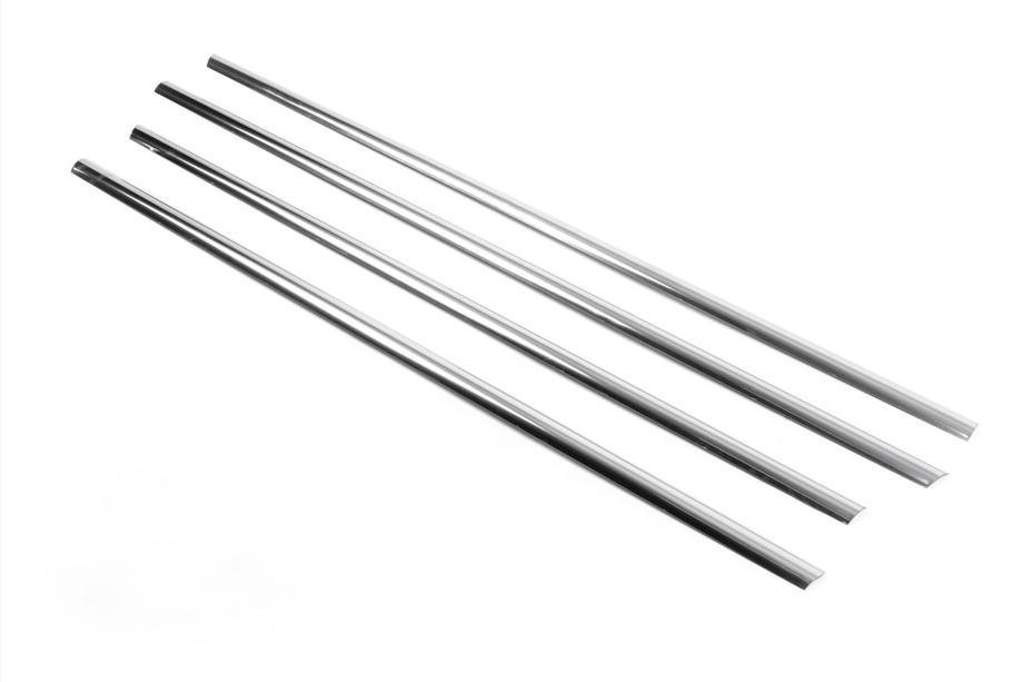 Opel Vectra C 2002-2008 Zewnętrzne listwy ozdobne okien stal nierdzewna (4 szt) Zdjęcia 4