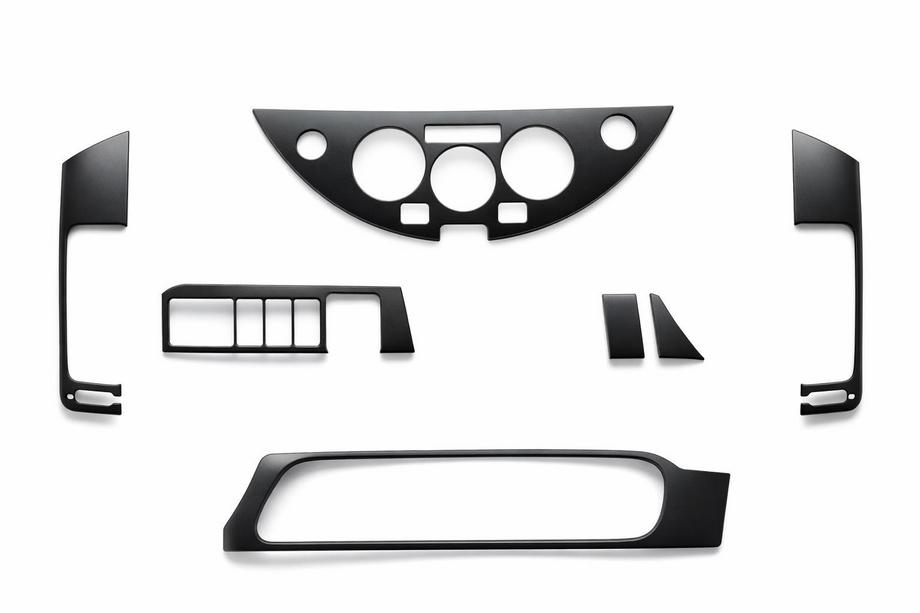 Nissan Note 2004-2012 Nakładki na Deskę Rozdzielczą Aluminium Image