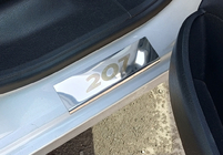 Peugeot 207 2006–2014 Nakładki progowe Carmos (4 szt, stal nierdzewna) zdjęcia 2