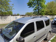 Renault Logan MCV 2005-2013 Relingi Dachowe Czarne zdjęcia 1
