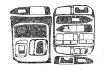 Toyota Land Cruiser 100 1998-2007 Nakładki na Deskę Rozdzielczą Drewno zdjęcia 4