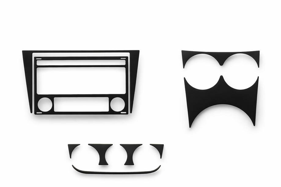 Volkswagen Fox 2003-2021 Nakładki na Deskę Rozdzielczą Aluminium Image