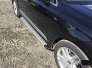 Audi Q7 2015–2026 Progi Boczne Maya V2 (2 szt., Aluminium) zdjęcia 2