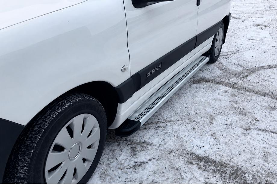 Citroen Berlingo 1996-2008 Progi Boczne Maya V2 (2 szt., Aluminium) Image