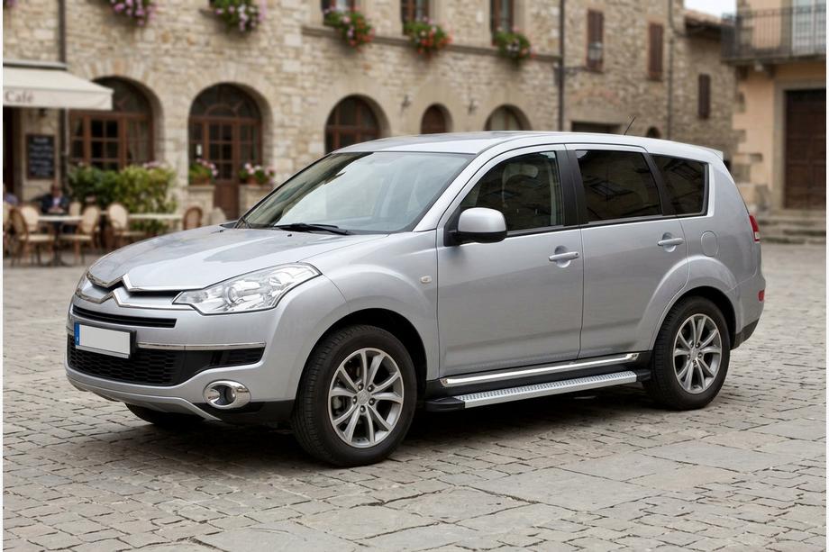 Citroen C-Crosser 2007-2013 Progi Boczne Maya V2 (2 szt., Aluminium) Image