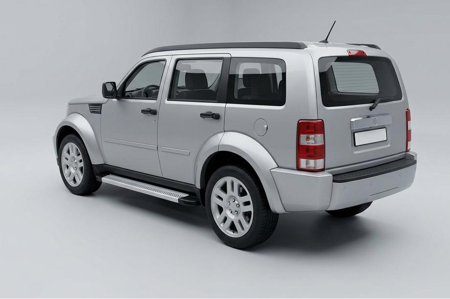 Dodge Nitro 2006-2011 Progi Boczne Maya V2 (2 szt., Aluminium) Image