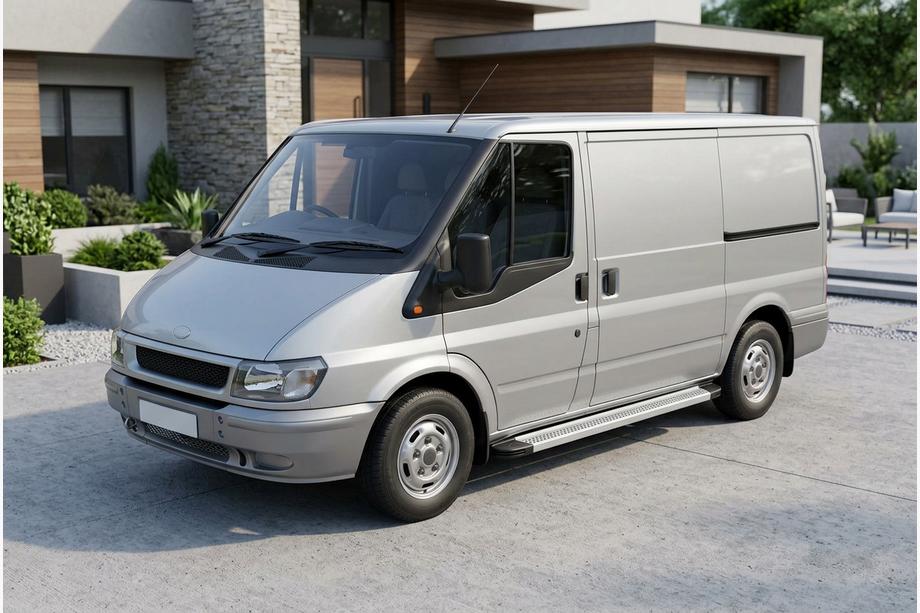 Ford Transit 2000–2014 Progi Boczne Maya V2 (2 szt., Aluminium) Image