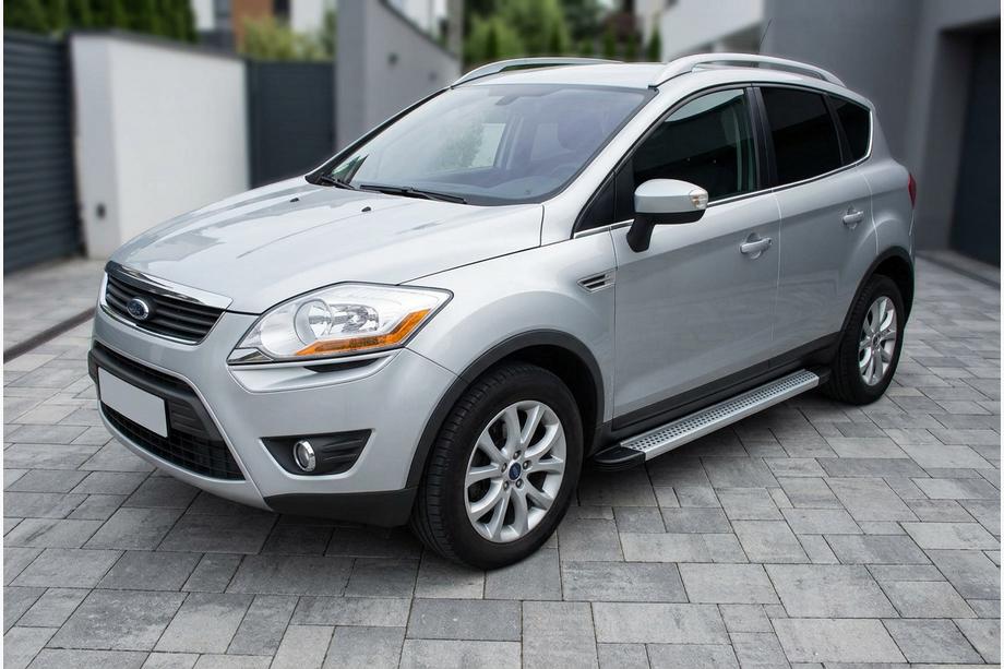 Ford Kuga 2008-2013 Progi Boczne Maya V2 (2 szt., Aluminium) Image