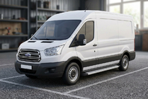 Ford Transit 2014- Progi Boczne Maya V2 (2 szt., Aluminium) zdjęcia 1