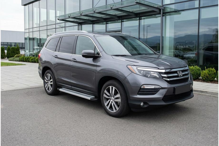 Honda Pilot 2015-2022 Progi Boczne Maya V2 (2 szt., Aluminium) Image