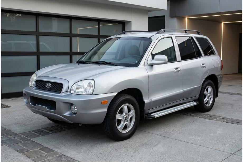 Hyundai Santa Fe 1 2000-2006 Progi Boczne Maya V2 (2 szt., Aluminium) Image