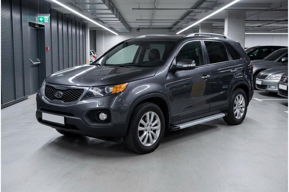 Kia Sorento II XM 2009-2014 Progi Boczne Maya V2 (2 szt., Aluminium) 2013-2016 Image