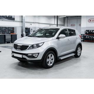 Progi Boczne Maya V2 (2 szt., Aluminium) Kia Sportage 2010-2015 zdjęcia 1
