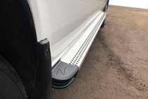Mercedes Sprinter W901/902/903/904/905 1995–2006 Progi Boczne Maya V2 (2 szt., Aluminium) zdjęcia 1