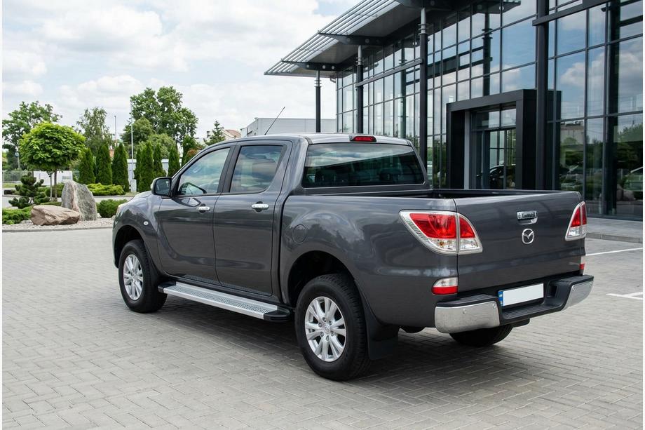 Mazda BT-50 2012- Progi Boczne Maya V2 (2 szt., Aluminium) Image