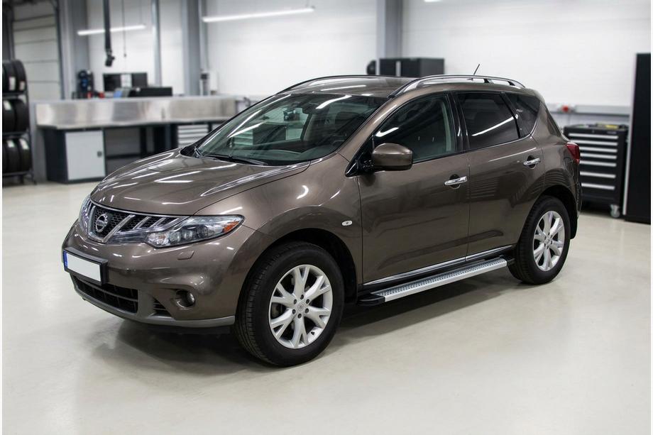 Nissan Murano 2008-2014 Progi Boczne Maya V2 (2 szt., Aluminium) Image