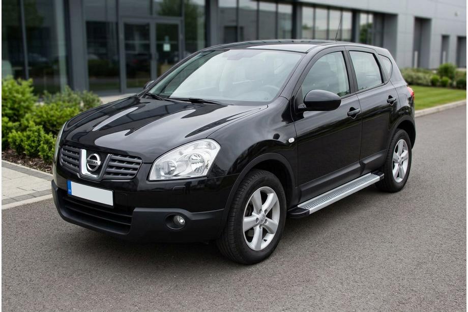 Nissan Qashqai 2007-2010 Progi Boczne Maya V2 (2 szt., Aluminium) Image