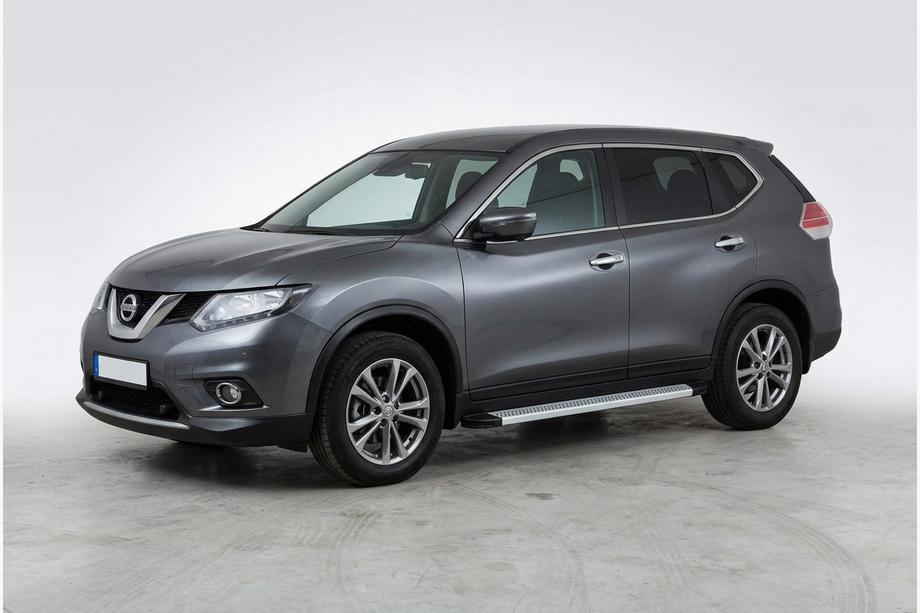 Nissan X-trail T32/Rogue 2014-2021 Progi Boczne Maya V2 (2 szt., Aluminium) Image