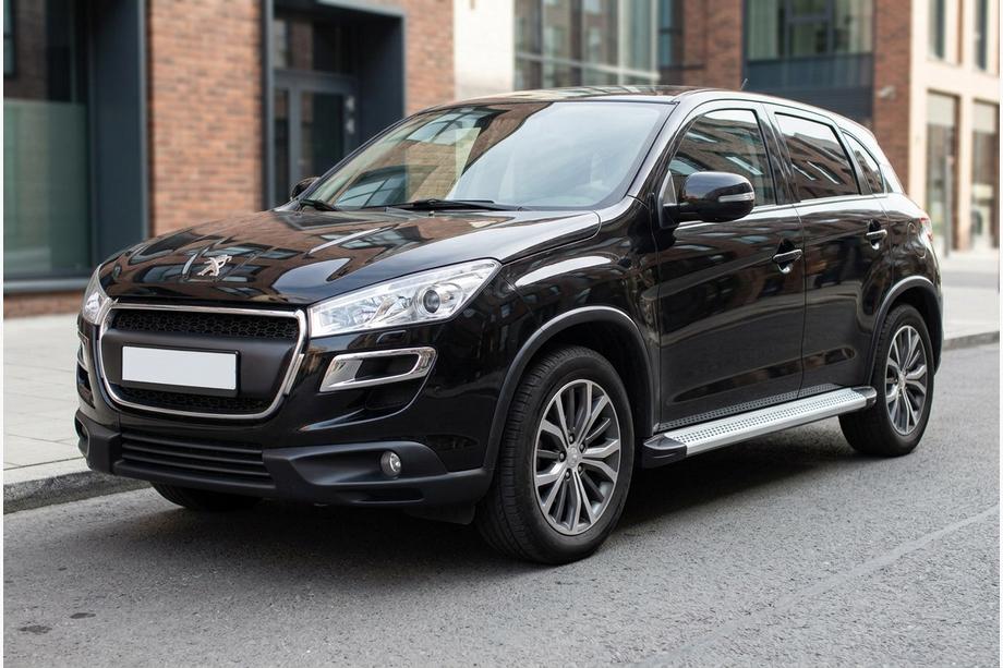 Peugeot 4008 2012-2017 Progi Boczne Maya V2 (2 szt., Aluminium) Image