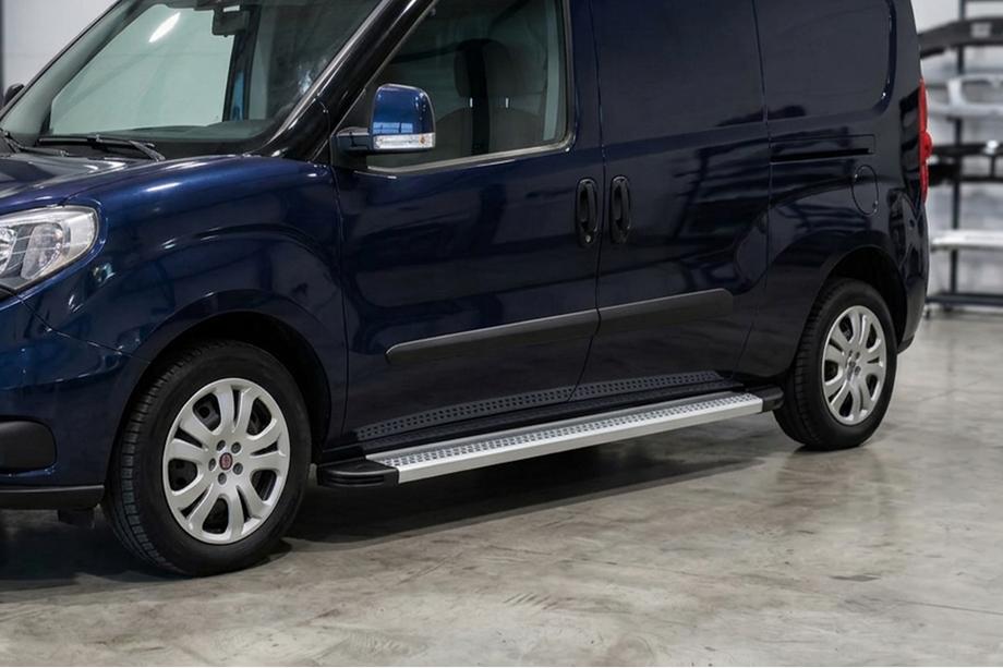 Opel Combo 2012-2018 Progi Boczne Maya V2 (2 szt., Aluminium) Image