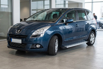 Peugeot 5008 2009-2016 Progi Boczne Maya V2 (2 szt., Aluminium) zdjęcia 1