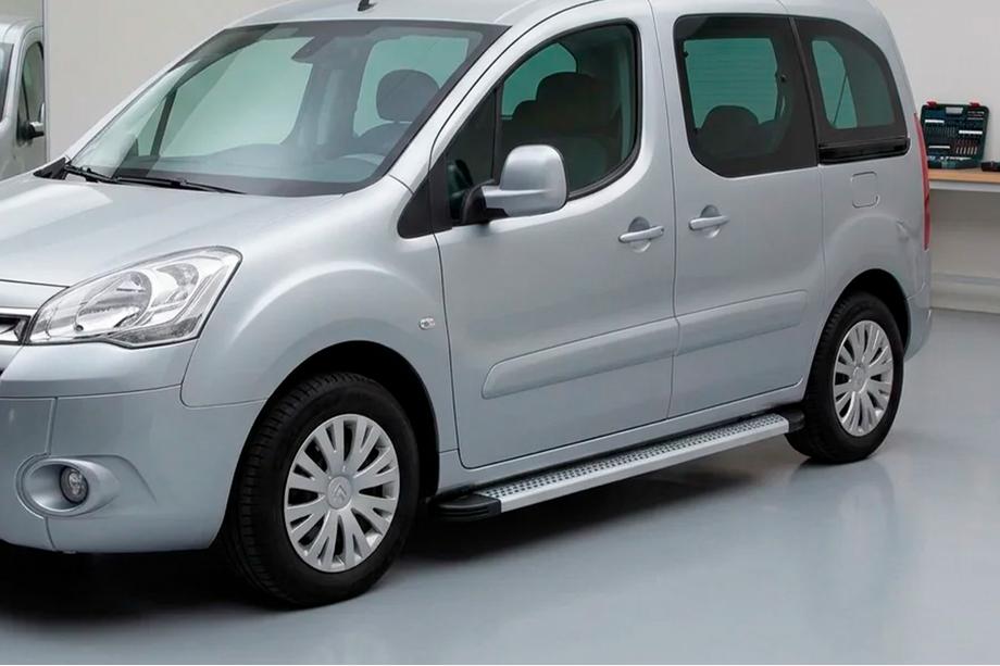 Peugeot Partner Tepee 2008-2018 Progi Boczne Maya V2 (2 szt., Aluminium) Image