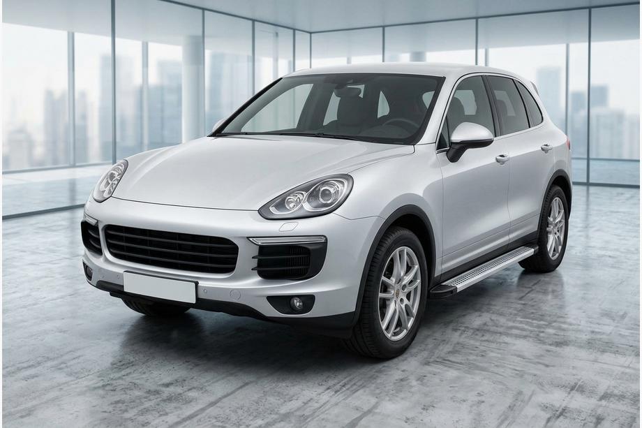 Porsche Cayenne 2010-2017 Progi Boczne Maya V2 (2 szt., Aluminium) Image