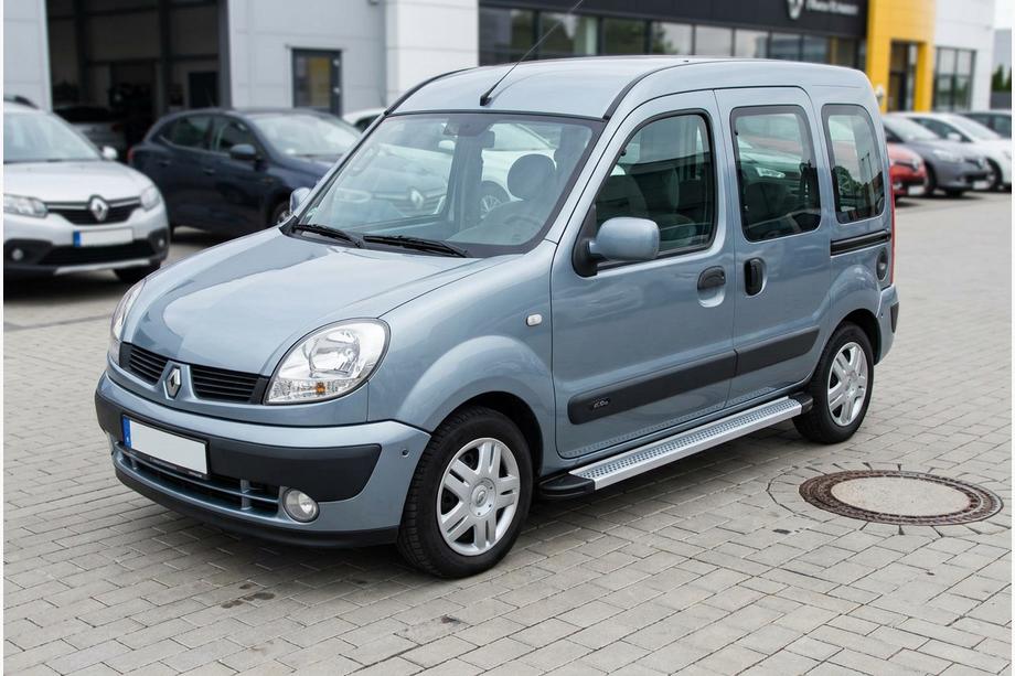 Renault Kangoo 1998-2008 Progi Boczne Maya V2 (2 szt., Aluminium) Image