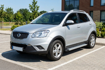 SsangYong Korando 2010-2019 Progi Boczne Maya V2 (2 szt., Aluminium) zdjęcia 1