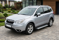 Subaru Forester 2013-2018 Progi Boczne Maya V2 (2 szt., Aluminium) zdjęcia 1