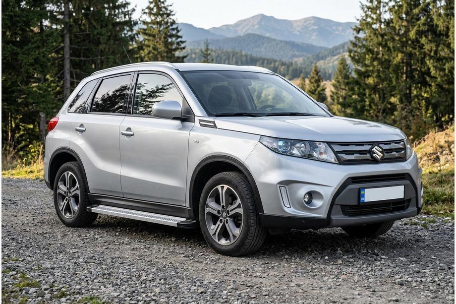 Suzuki Vitara 2015- Progi Boczne Maya V2 (2 szt., Aluminium) Image