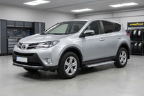 Toyota Rav 4 2013-2018 Progi Boczne Maya V2 (2 szt., Aluminium) zdjęcia 1