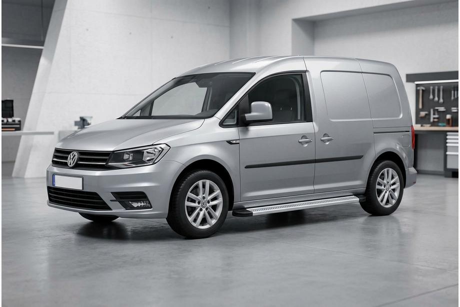 Volkswagen Caddy 2015-2020 Progi Boczné Maya V2 (2 szt., Aluminium) Image