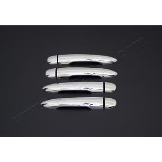 Chromowane Nakładki na Klamek Drzwi (4 szt, Stal Nierdzewna) Renault Megane II 2004-2009 zdjęcia 3