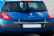 Renault Megane II 2004-2009 Listwa bagażnika stal nierdzewna HB, Carmos - Stal Turecka zdjęcia 2