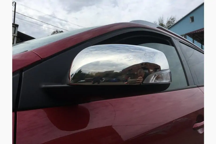 Renault Megane III 2009-2016 Nakładki na Lusterka (2 szt., Stal Nierdzewna) Zdjęcia 4