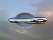 Renault Scenic/Grand 2003-2009 Chromowane Nakładki na Klamek Drzwi (4 szt, Stal Nierdzewna) Carmos - Turecka Stal Nierdzewna zdjęcia 4