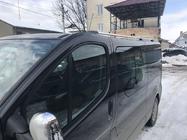 Renault Trafic 2001–2015 Relingi Dachowe Chromowane Krotkie, Plastikowe Stopy zdjęcia 9