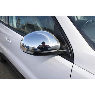Nakładki na lusterka (2 szt., Stal Nierdzewna) Seat Alhambra 2010- zdjęcia 1