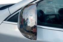 Skoda Octavia II A5 2010-2013 Nakładki na Lusterka (2 szt., Stal Nierdzewna) Carmos - Turecka Stal Nierdzewna zdjęcia 5