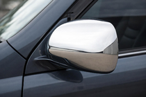 Toyota Land Cruiser Prado 120 2002-2009 Nakładki na Lusterka (2 szt., Stal Nierdzewna) Carmos - Turecka Stal Nierdzewna zdjęcia 1