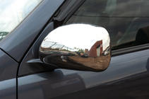 Toyota Land Cruiser Prado 120 2002-2009 Nakładki na Lusterka (2 szt., Stal Nierdzewna) Carmos - Turecka Stal Nierdzewna zdjęcia 6