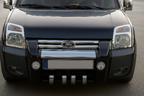 Ford Connect 2002–2006 Nakładki na Reflektory Chromowane (2 szt, Stal Nierdzewna) zdjęcia 1