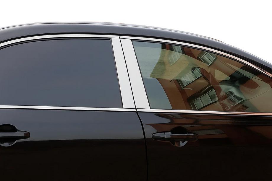 Honda Civic Sedan VIII 2006-2011 Listwy Słupków Drzwi ze Stali Nierdzewnej (6 szt.) Zdjęcia 2