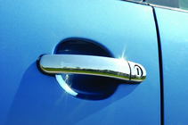 Volkswagen Golf 4 1997-2006 Chromowane Nakładki na Klameki Płaskie (4 szt) zdjęcia 1