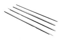Volkswagen Golf 4 1997-2006 Zewnętrzne listwy ozdobne okien stal nierdzewna (4 szt) Carmos - Turecka Stal Nierdzewna zdjęcia 3