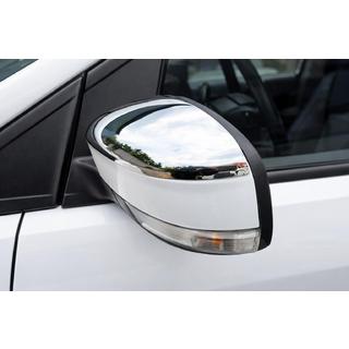 Nakładki na lusterka (dla EU, 2 szt., stal nierdzewna) Ford Focus III 2011-2017 zdjęcia 1