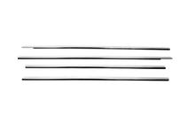 Hyundai Accent 2006-2010 Zewnętrzne listwy ozdobne okien stal nierdzewna (4 szt) Carmos - Turecka Stal Nierdzewna zdjęcia 4
