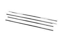 Hyundai Accent 2006-2010 Zewnętrzne listwy ozdobne okien stal nierdzewna (4 szt) Carmos - Turecka Stal Nierdzewna zdjęcia 3