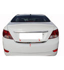 Hyundai Accent 2011-2017 Listwa bagażnika stal nierdzewna OmsaLine - Włoska Stal Nierdzewna zdjęcia 3